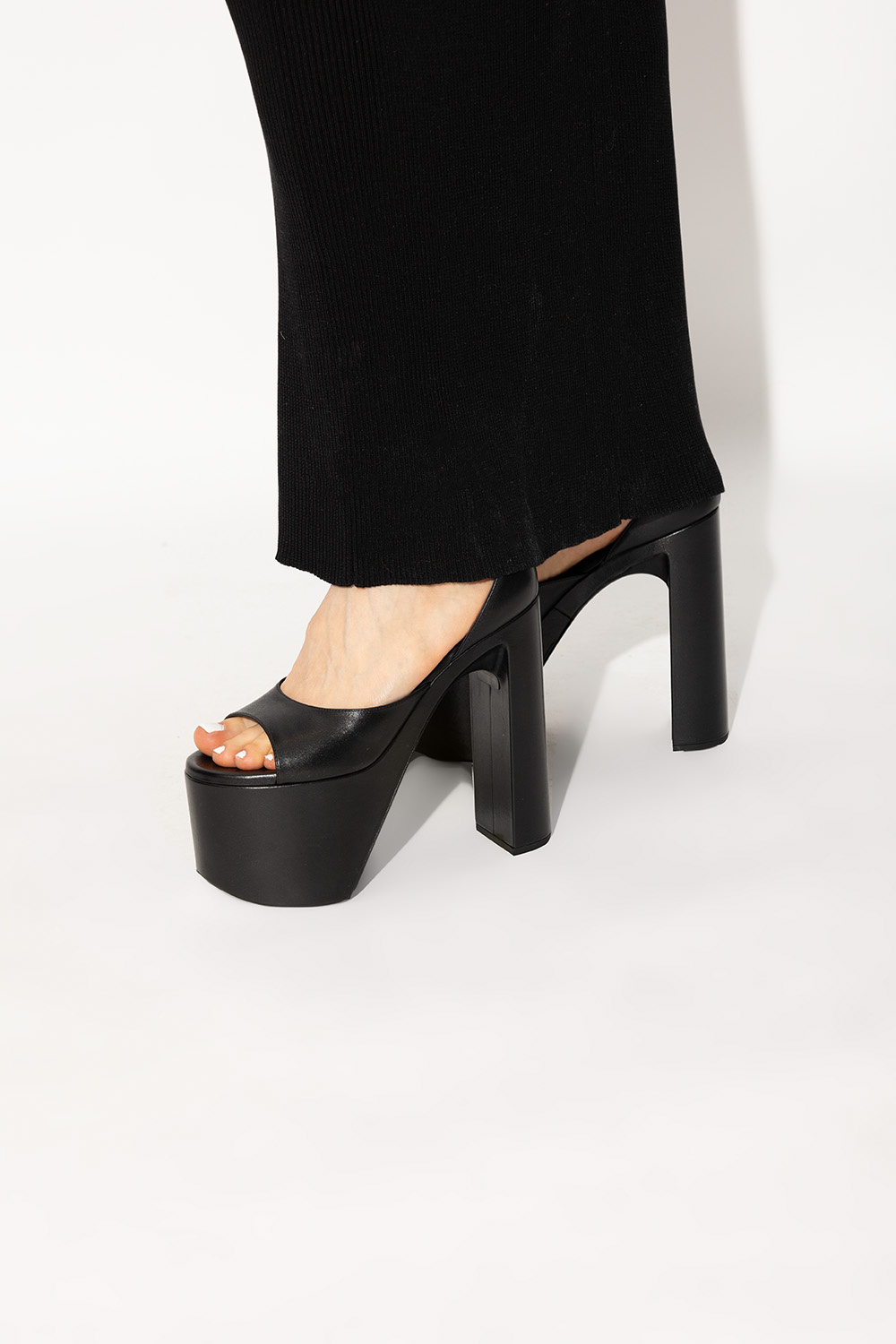 New look black platform on sale heels